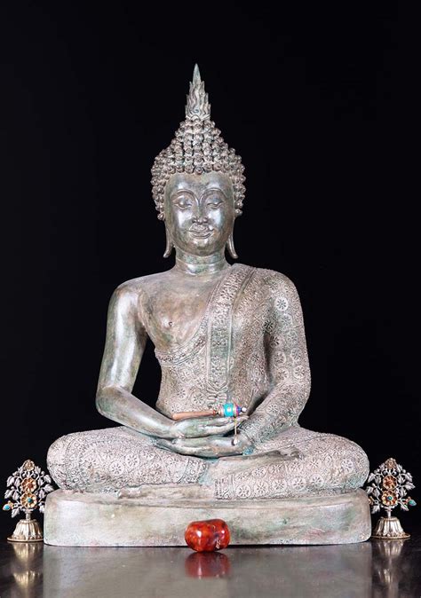 Sukhothai Buddha Wearing Brocade Robes 29 50t41zz Hindu Gods