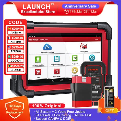 Launch X Crp E Bt Car Diagnostic Tool Obd Scanner Ecu Coding