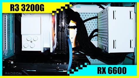 Ryzen 3 3200g Rx 6600 Gaming Pc In 2022 Tested In 7 Games Youtube