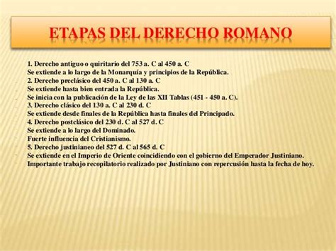 Derecho Romano