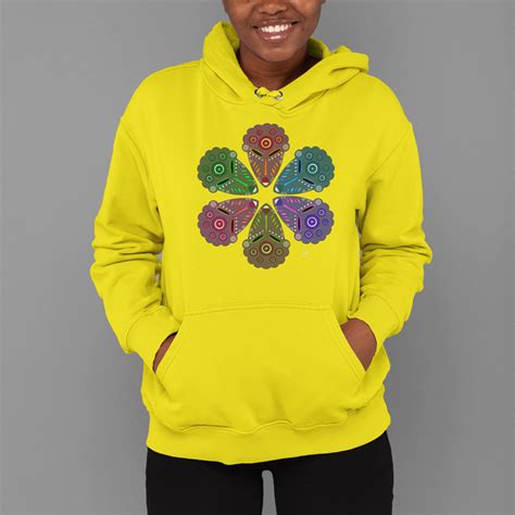 Spiral Faces Hoodie Sapatuu