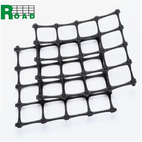 Road Construction Material 30kn Plastic Pp Biaxial Geogrid Composite