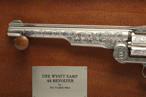 Lot Franklin Mint Wyatt Earp Revolver Replica Revolver