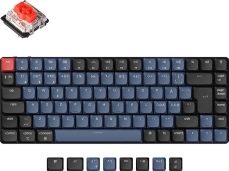 Keychron K3 Pro QMK VIA RGB Aluminium Hot Swap Gateron Low Profile Red Switch Inet Se