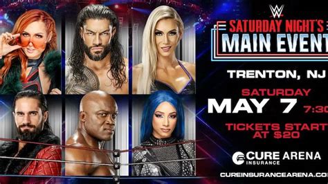 Wwe News Saturday Nights Main Event Lineup In Trenton More Smackdown