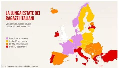 Vacanze Estive A Scuola L Italia Tra I Paesi Con Pi Giorni In