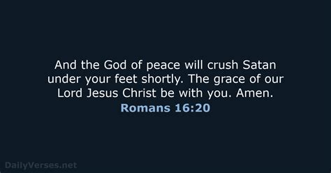 Romans 1620 Bible Verse Nkjv