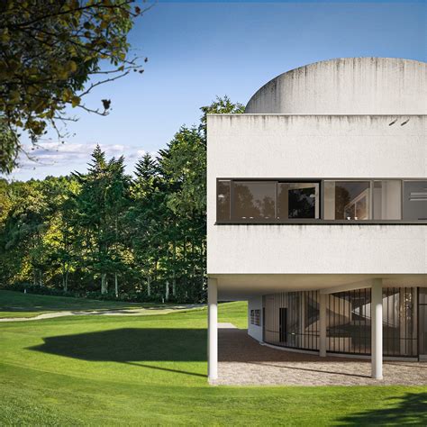 Cgi Villa Savoye Behance