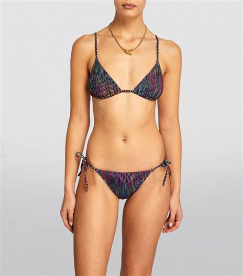 Womens Eres Multi Rayon Triangle Bikini Top Harrods Uk