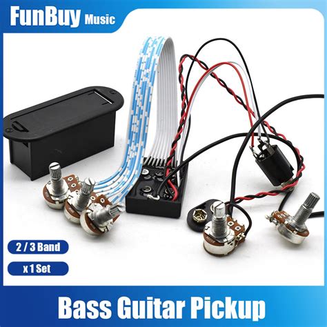 3 Band Eq Preamp Circuit Guitar Dual Potentiometer For Active Bass Guitar Pickup 5 Control Knobs 