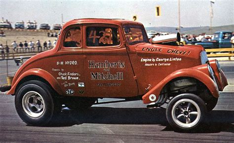 33 Willys Gasser Hamberis And Mitchell Willys Drag Racing Cars