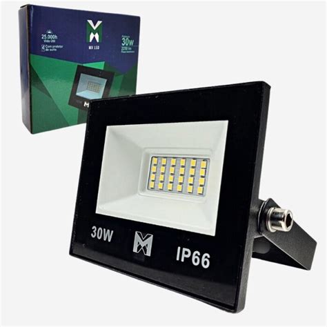 Refletor Led 30w 6500k Bivolt Maxxy Loja Mercolux