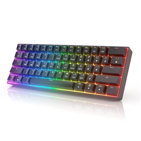 Buy Gk61 Mechanical Gaming Keyboard 61 Keys Multi Color Rgb