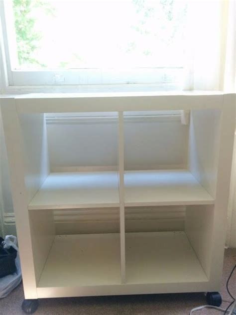 White Ikea Kallax On Castors In Bournemouth Dorset Gumtree