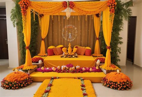 Creative Haldi D Cor Ideas For Your Home Ceremony Timesproperty