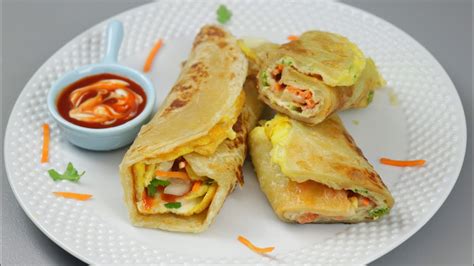 Egg Paratha Roll Recipe How To Make Anda Paratha Easy Egg Paratha