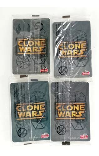 Star Wars Lote De Tarjetas Clone Wars Sabritas Meses Sin Intereses