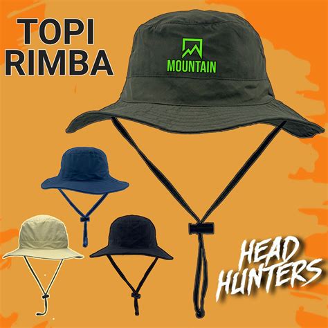 Jual Topi Gunung Rimba Outdoor Hiking Hutan Camping Hat Tali Pria