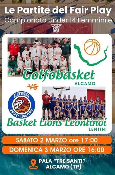 Festa Del Fair Play Tra Alcamo E Lentini U14 F Due Giornate Di Sport E