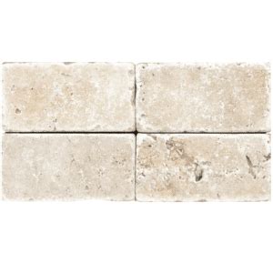 Buy Ivory Travertine Tile X Inch Backsplash Box Pyramids Tile And