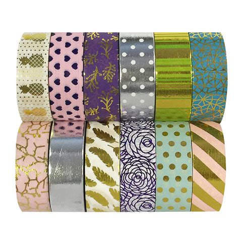 Wrapables Washi Tapes Decorative Masking Tapes Set Of Adset