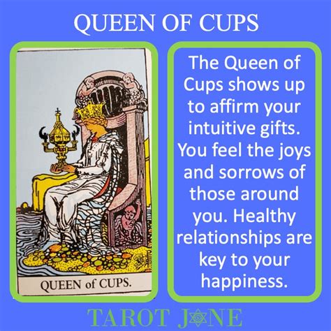 Queen Of Cups Tarot Jane