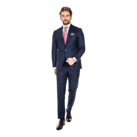 Terno Slim Para Casamento Formatura Poliviscose Marinho Semi Brilho