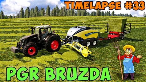 Farming Simulator Pgr Bruzda With Seasons Timelapse Hay