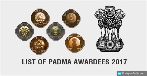 List Of The Padma Awardees Of 2017 Padma Vibhushan Padma Bhushan