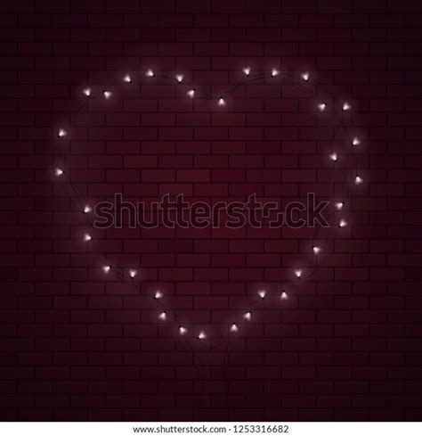 Bright Heart Neon Sign Retro Neon Stock Vector Royalty Free