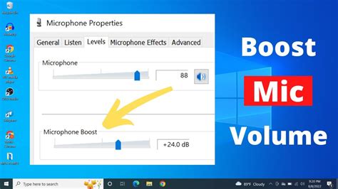 How To Increase Microphone Volume In Windows Make Mic Louder Youtube