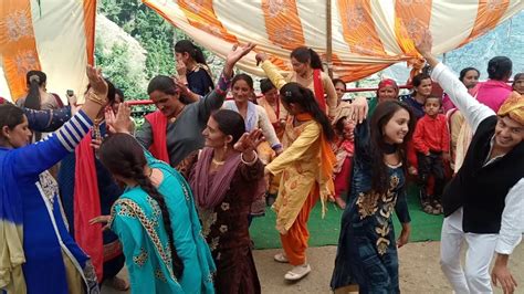 Beautiful Pahari Dance In Marriage Pahari Nati Sirmouri Culture