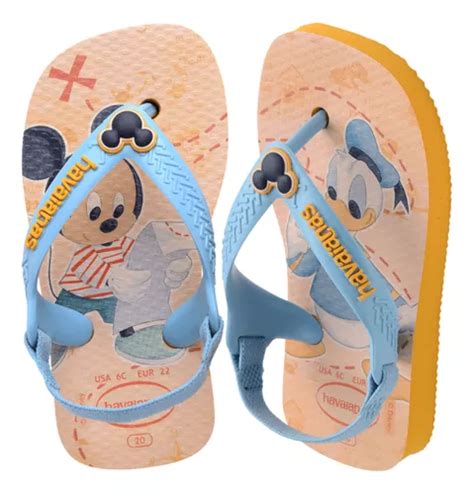 Chinelo Havaianas Baby Disney Mickey Pato Donald Original Mercadolivre