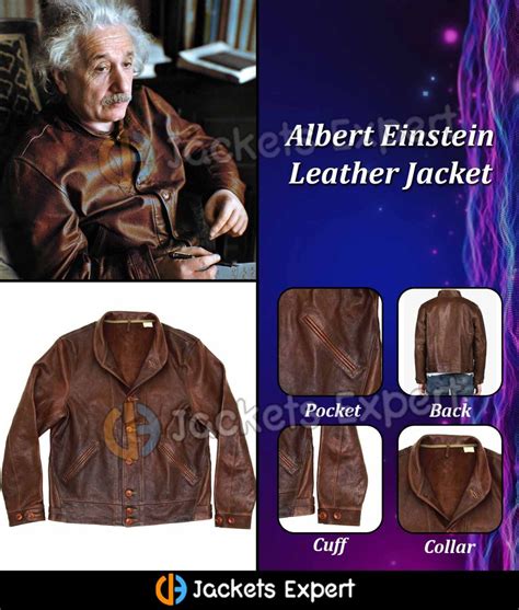 Levis Brings Back Albert Einsteins Iconic Leather Jacket 51 Off