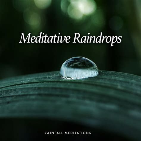 Meditative Raindrops Album By Rainfall Meditations Spotify