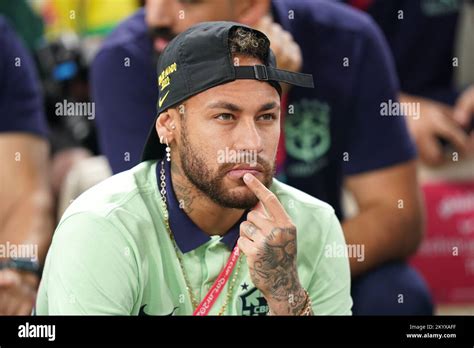 Brazils Neymar During The Fifa World Cup Group G Match At The Lusail