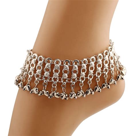 New Fashion 2017 Anklet For Women Anklets Jewelry Retro Street Shoot Metal Small Bells Tassel