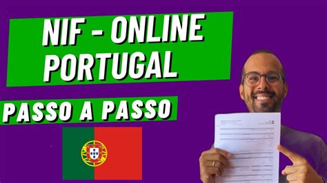 NIF ONLINE Portugal 2024 Passo A Passo YouTube