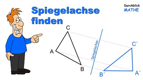 Achsenspiegelung Spiegelachse Finden Youtube