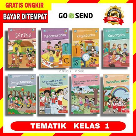 Buku Tematik Sd Kelas 1 Tema 12345678 Semester 1 Dan 2 Satuan Kurikulum