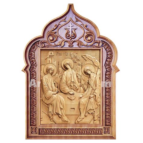 Holy Trinity 03 | Andrei Rublev | ART-REZBA.com | Amazing Wood Carving ...