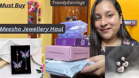 Viral Meesho Earring Haul Dainty Ethnic Jewellery Haul Pt