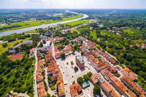 Sandomierz Z Lotu Ptaka POLAND ON AIR