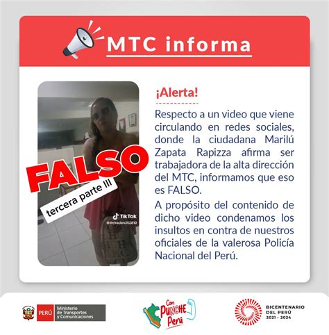 Ministerio De Transportes Y Comunicaciones On Twitter 🚨 Mtcinforma