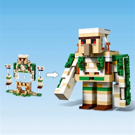 Best Buy LEGO Minecraft The Iron Golem Fortress 21250 6425603