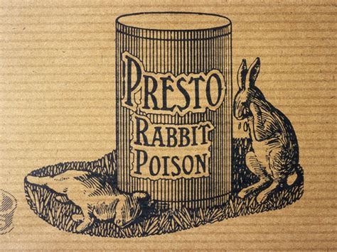 Advertisement For Presto Rabbit Poison Australias Defining Moments