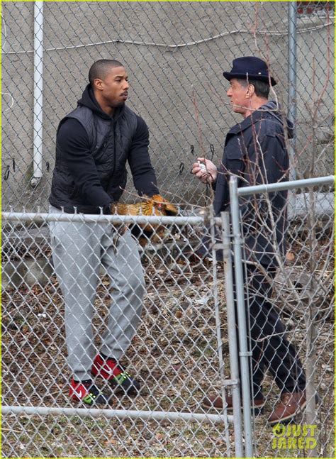 Michael B Jordan Chases Chickens Under A Time Limit On Creed Set