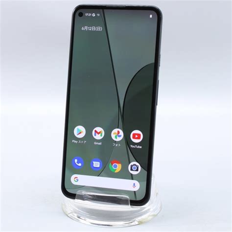 Google Pixel 5a 5G 128GB G4S1M Mostly Black SIMフリー SIMロック解除済 Joshin6014