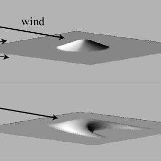 Dependance of barchan dune properties on the coupling coefficient D ...