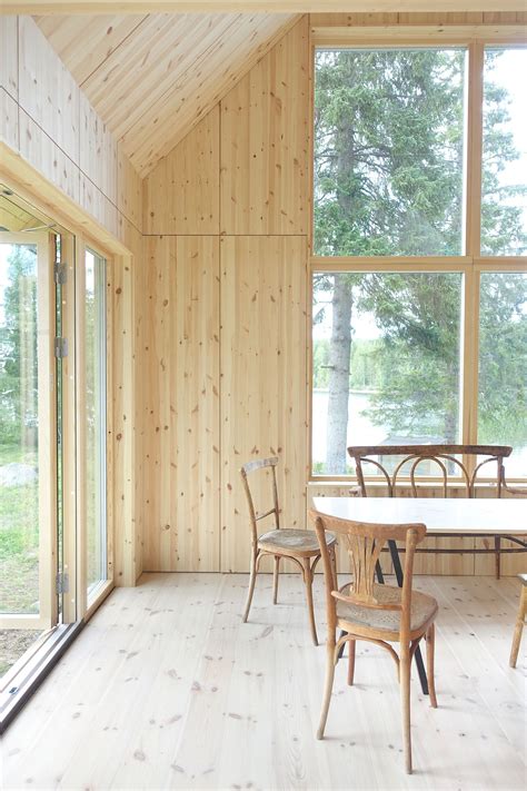 Tiny Light Green Wooden Summer Cottage in Sweden is an Efficient ...